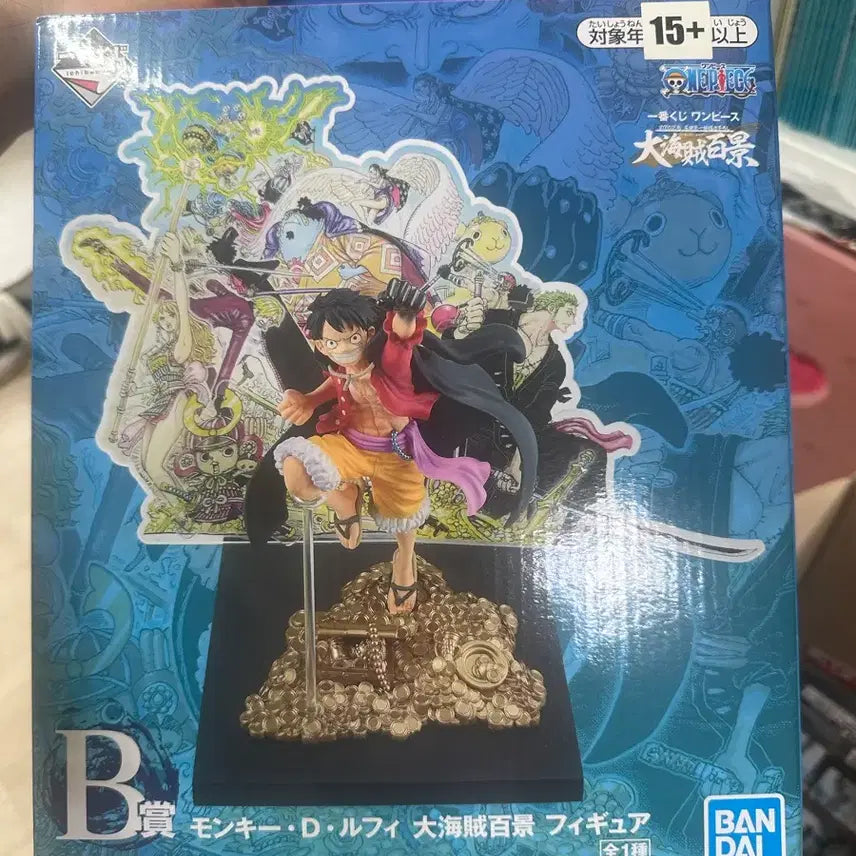 [BUNJANG] Ichiban Kuji One Piece WT100 Oda Eiichiro Illustration Great Sea Beast Hundred Scenes B Prize Monkey D. Luffy Figure / 제일복권 원피스 WT100기념 오다 에이치로 일러스트 대해적백경 B상 몽