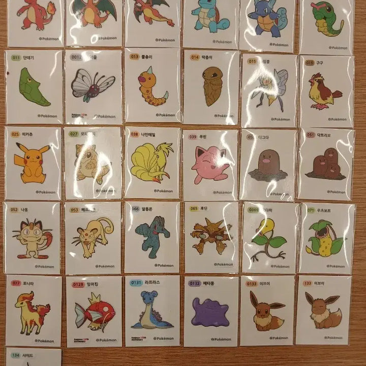 [BUNJANG] Pokemon 2022 Stickers 31 pcs / 포켓몬 2022띠부씰 31개
