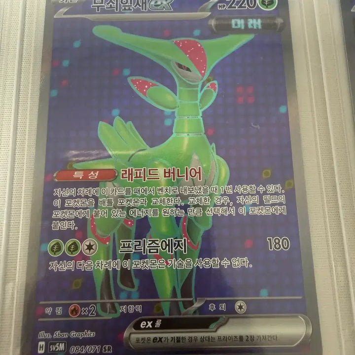[BUNJANG] Pokemon Card Iron Leaf SR (SS Grade) / 포켓몬카드_무쇠잎새 SR (SS급)