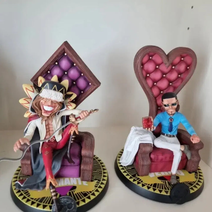 [BUNJANG] Doflamingo Family Resin Bundle Set (4 Types) / 도플라밍고 패밀리 레진 일괄 4종 좌상