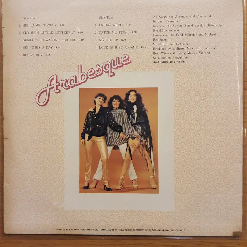 [BUNJANG] Arabesque 1st Album &