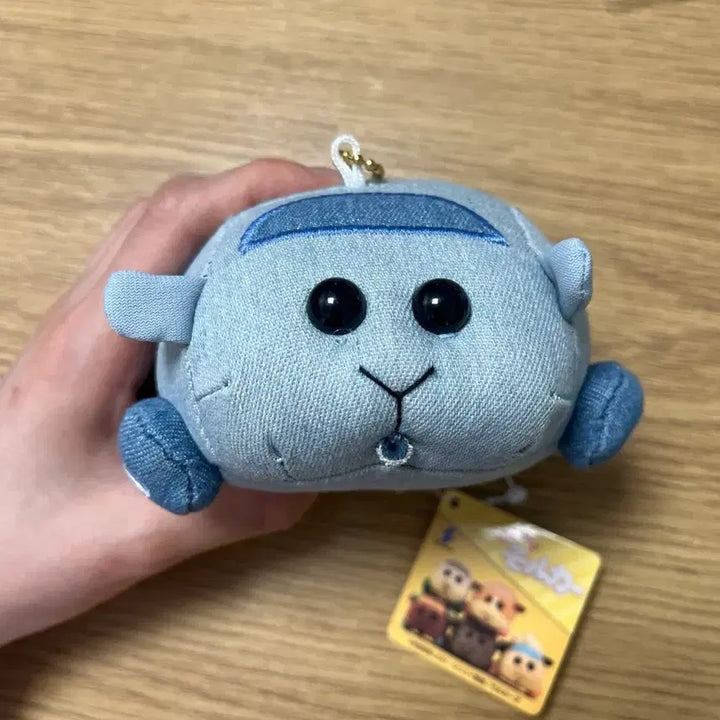 [BUNJANG] Molluca Denim Blue Doll Keychain Classic Character / 뿌이뿌이 모루카 데님 청 인형 키링 고전 캐릭터