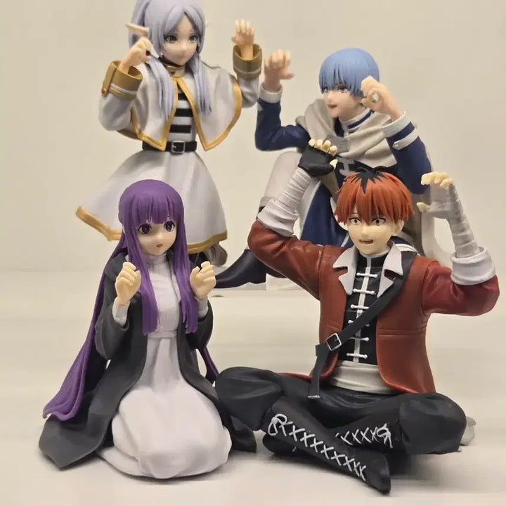 [BUNJANG] Sousou no Frieren Chokonose Figure 4 Types Set / 장송의 프리렌 쵸코노세 피규어 4종 세트