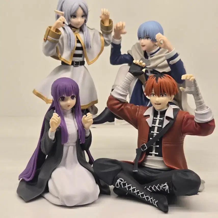 [BUNJANG] Sousou no Frieren Chokonose Figure 4 Types Set / 장송의 프리렌 쵸코노세 피규어 4종 세트