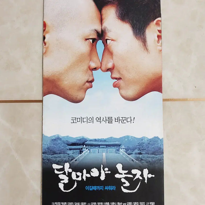 [BUNJANG] Dalmaya Nolza (2001 Korean Film Poster) / 달마야 놀자 (박신양 녹색극장 2001년 본개봉) - 영화 전단지