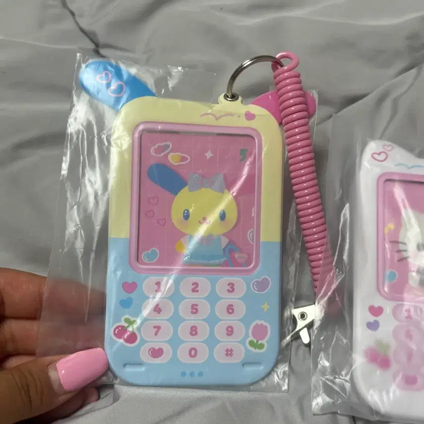 [BUNJANG] Usahana Hello Kitty Photocard Keyring Bundle Set / 우사하나 헬로키티 포토 카드 키링 일괄