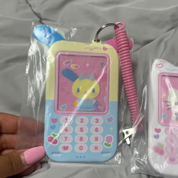 [BUNJANG] Usahana Hello Kitty Photocard Keyring Bundle Set / 우사하나 헬로키티 포토 카드 키링 일괄