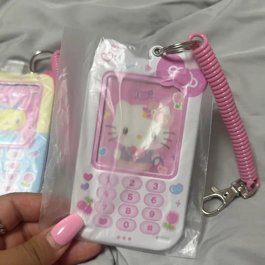[BUNJANG] Usahana Hello Kitty Photocard Keyring Bundle Set / 우사하나 헬로키티 포토 카드 키링 일괄