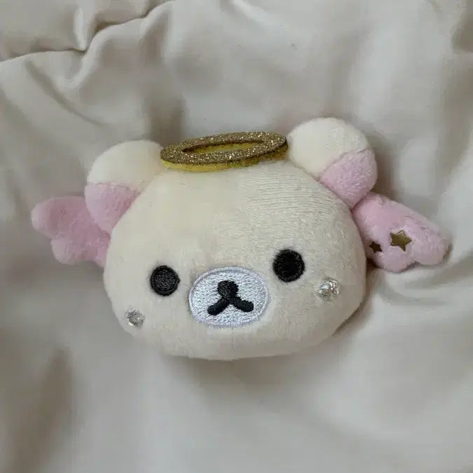[BUNJANG] Korilakkuma Angel Pink Badge / 코리락쿠마 가득 뱃지 천사 핑크