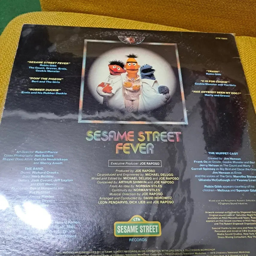 [BUNJANG] Sesame Street Fever 2LP Vinyl / 세서미 스트리트 피버 LP 2LP