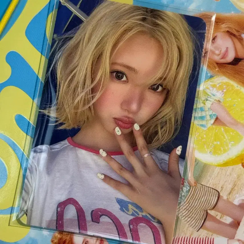 [BUNJANG] Hatsuharu Hatsuharu Lemon Tang Jiwoo Photocard / 하츠투하츠 하투하 레몬탱 지우 포카