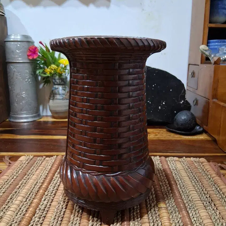 [BUNJANG] Hwado (Gado) Rosewood Ikebana Vase with Lacquer Finish / 화도(가도) 주석에 옻칠마감  다화꽂이(이케바나)