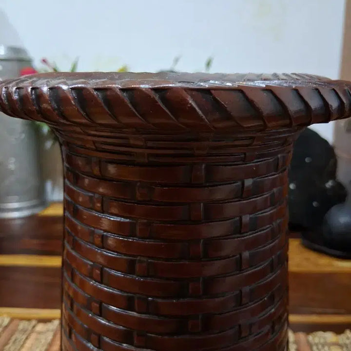 [BUNJANG] Hwado (Gado) Rosewood Ikebana Vase with Lacquer Finish / 화도(가도) 주석에 옻칠마감  다화꽂이(이케바나)