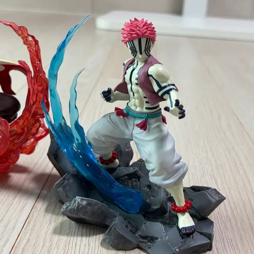[BUNJANG] Demon Slayer Kyojuro Rengoku Akaza Figure Bundle Set (Unsealed) / 귀멸의 칼날 렌고쿠 쿄쥬로 아카자 피규어 개봉 일괄