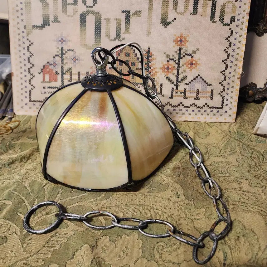 [BUNJANG] Stained Glass Lamp Diameter 21cm / 스테인드글라스 등 지름21cm