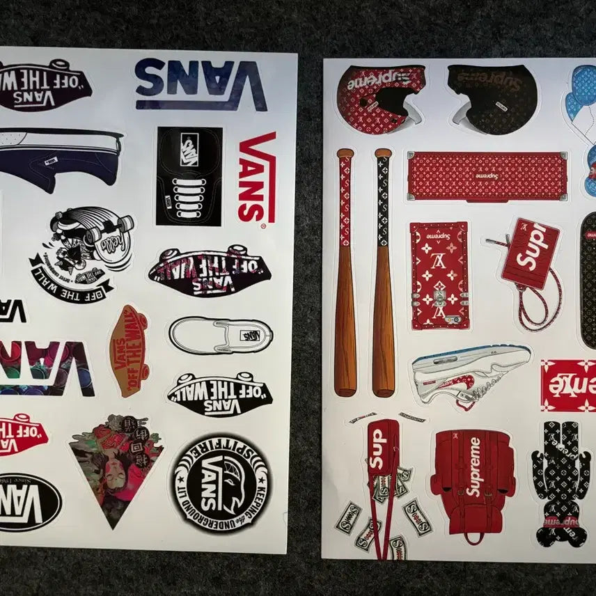 [BUNJANG] Vans Supreme Sticker Set / 반스 슈프림 스티커 세트