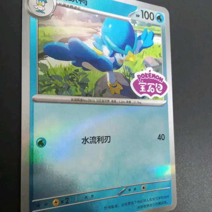 [BUNJANG] Pokemon Card Accuwak Chinese Version Two-Hit / 포켓몬 카드 아꾸왁  중국판 투히트