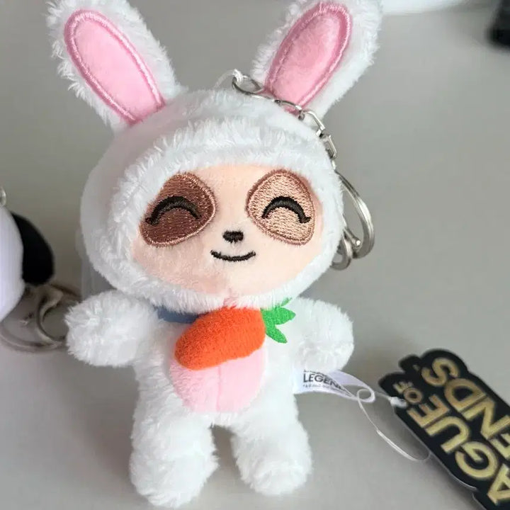 [BUNJANG] League of Legends Teemo Bunny Keychain Plush / 토끼 티모 키링인형 리그오브레전드