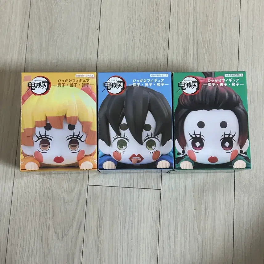 [BUNJANG] Demon Slayer: Kimetsu no Yaiba Entertainment District Arc Hikkake Figure Set (3 Types) / 정품 미개봉)귀멸의 칼날 유곽 힛카게