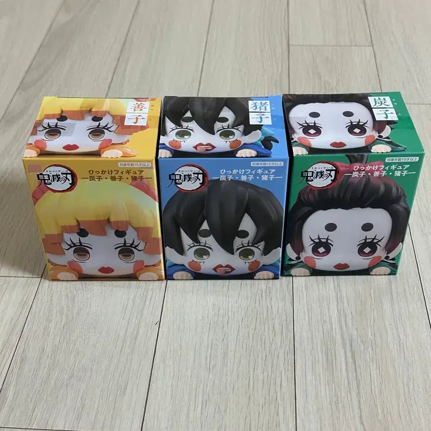 [BUNJANG] Demon Slayer: Kimetsu no Yaiba Entertainment District Arc Hikkake Figure Set (3 Types) / 정품 미개봉)귀멸의 칼날 유곽 힛카게