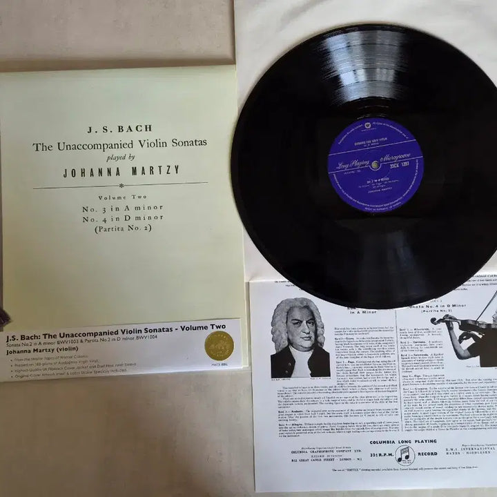 [BUNJANG] Johanna Martzy Bach: Sonatas &amp; Partitas for Solo Violin, Vol. 1, 2, 3 LP / 요한나 마르치 - 바흐 : 무반주 소나타와 파르티타 1, 2, 3집