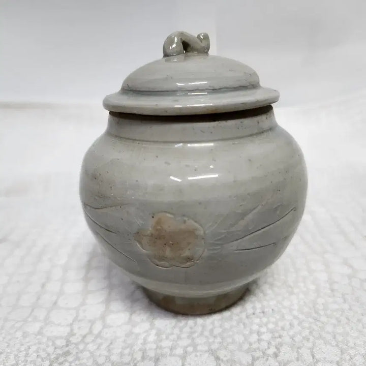 [BUNJANG] White Porcelain Chinese Tea Jar / 백자 중국도자기 보이차 단지 항아리 차통