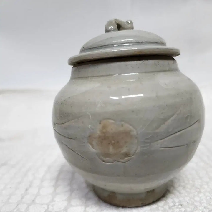 [BUNJANG] White Porcelain Chinese Tea Jar / 백자 중국도자기 보이차 단지 항아리 차통