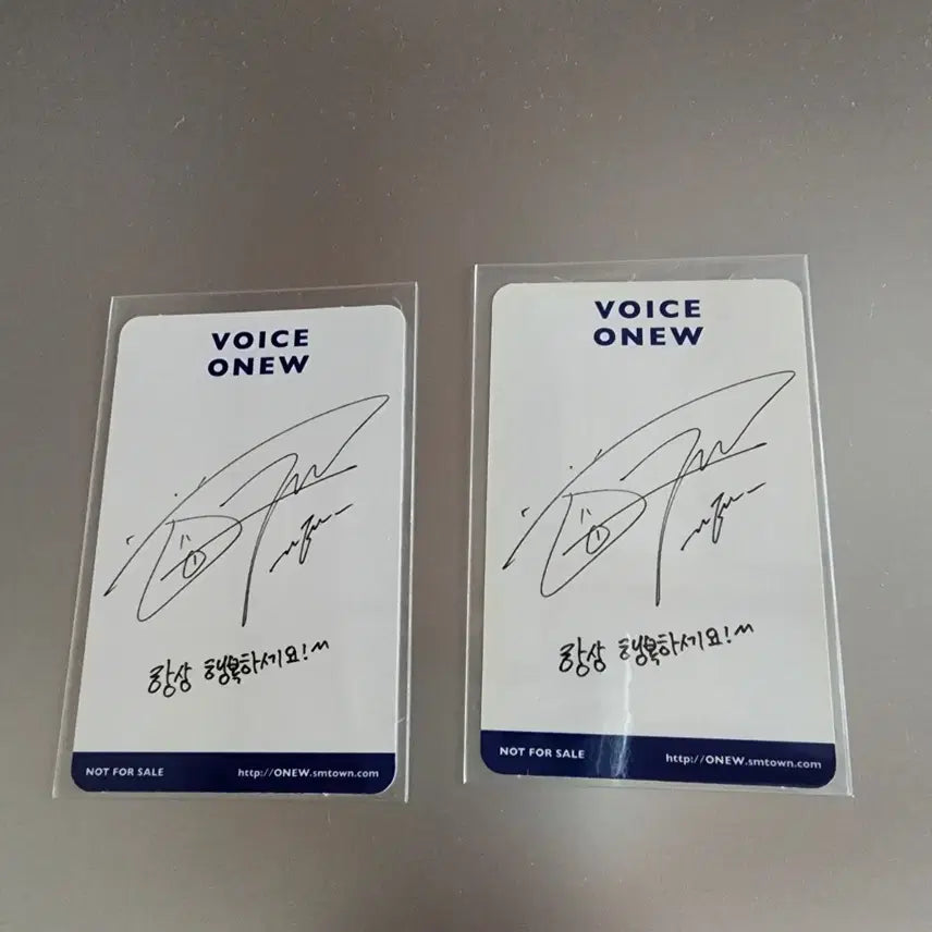 [BUNJANG] ONEW VOICE Photocard Set / 온유ONEW 보이스VOICE 포카 2종