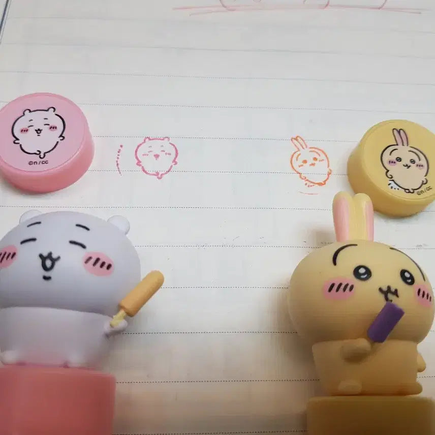 [BUNJANG] Monzaki 4-Piece Stamp Set (Unused) / 먼작귀 스탬프 4종 미사용품 팝니당