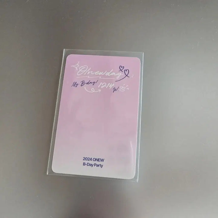 [BUNJANG] ONEW ONEWDAY Admission Photocard / 온유 2024오뉴데이 입장 포카