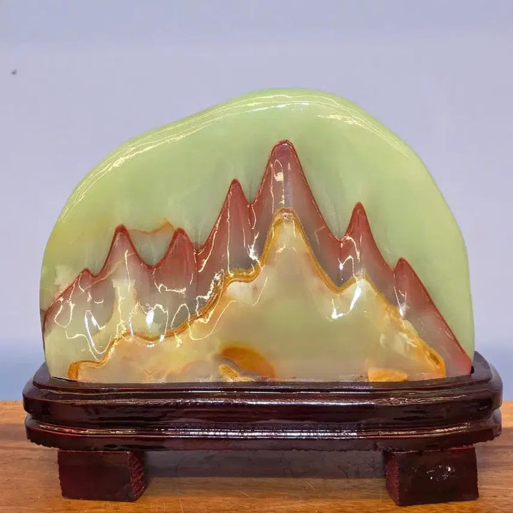 [BUNJANG] Sansugyeong Jade Stone Display / 26070205 산수경 옥 가공 수석 팝니다