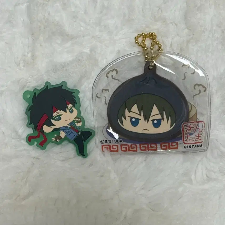 [BUNJANG] Gintama Hijikata Toshiro Manju Strap Set / 은혼 히지카타 톳시 만두 스트랩 세트