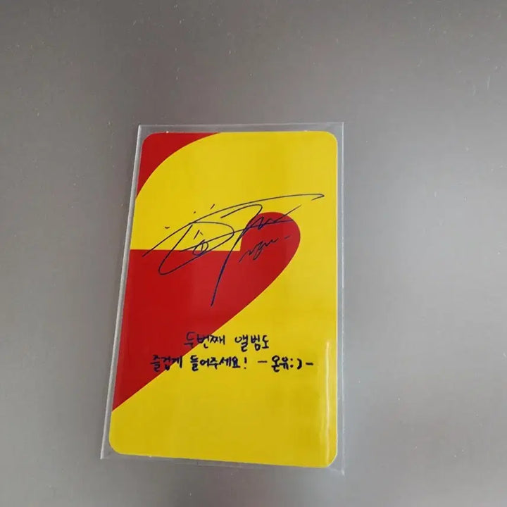 [BUNJANG] SHINee 6th Album Onew Photocard / 샤이니 6집 온유 포카