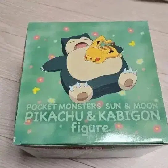 [BUNJANG] Sealed Pokemon Sun &amp; Moon Pikachu &amp; Snorlax Figure / 미개봉 포켓몬스터 썬앤문 피카츄 &amp; 잠만보 피규어