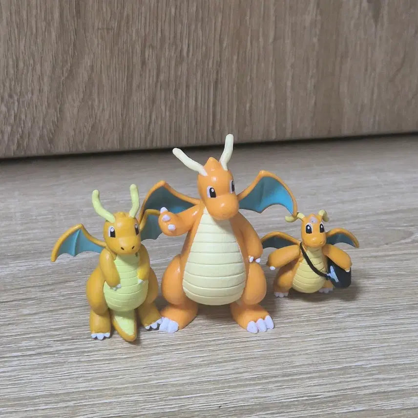 [BUNJANG] Pokemon Figure Rare Strap Gacha Dragonite Set / 포켓몬 피규어 희귀 스트랩 가챠 망나뇽 세트