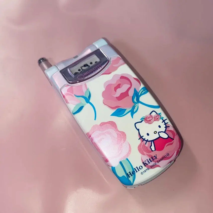 [BUNJANG] Classic Kitty Phone Japanese Mockup Phone Docomo Gyaru Phone Charm Strap Diary / 고전 키티폰 일본 모형폰 목업폰 도코모 갸루폰 키링 스트랩 다이어리