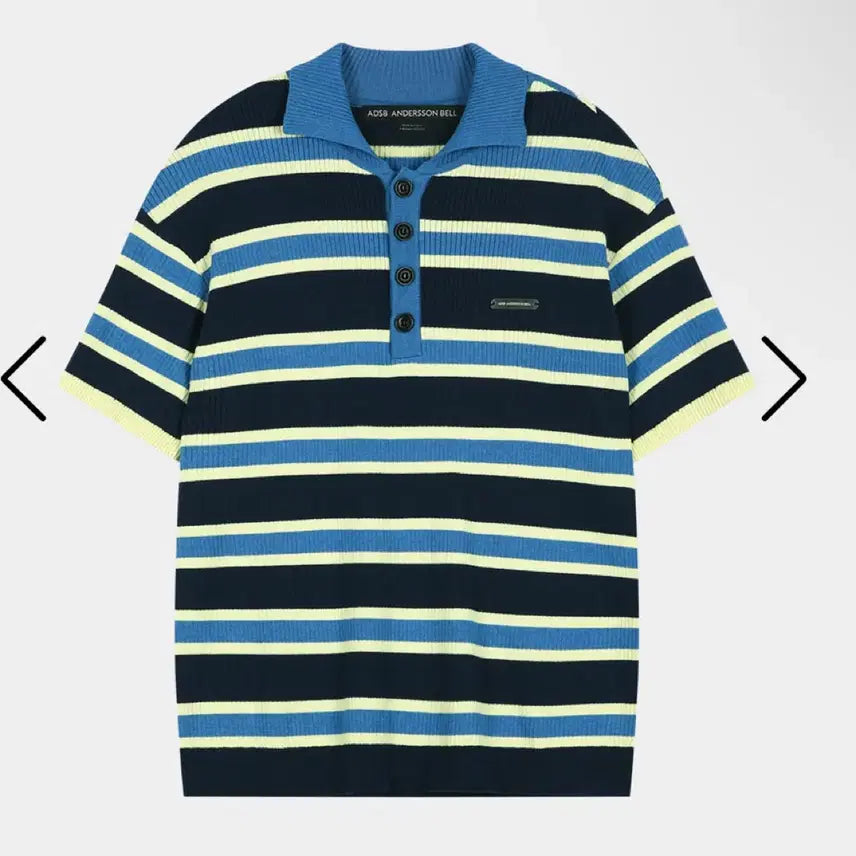 [BUNJANG] ANDERSON BELL BRAD STRIPE POLO SWEAT (Size M) / 박지훈 팬미팅 같은자리 상의 손민수템 : 앤더슨벨