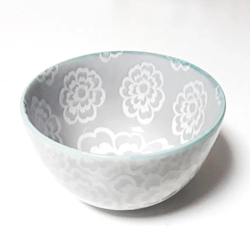 [BUNJANG] West Elm Mino-Yaki Folk Pattern Printed Serving Bowl (12.5cm) / 미국 West Elm 미노야키 웨스트엘름 12.5cm 볼