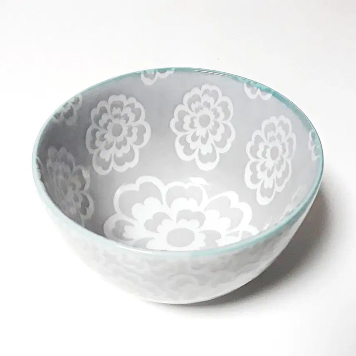 [BUNJANG] West Elm Mino-Yaki Folk Pattern Printed Serving Bowl (12.5cm) / 미국 West Elm 미노야키 웨스트엘름 12.5cm 볼