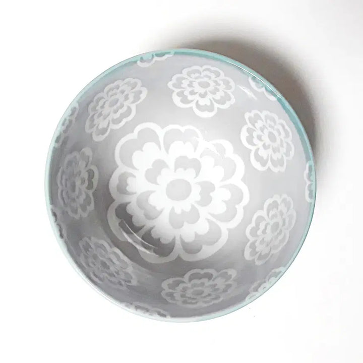 [BUNJANG] West Elm Mino-Yaki Folk Pattern Printed Serving Bowl (12.5cm) / 미국 West Elm 미노야키 웨스트엘름 12.5cm 볼