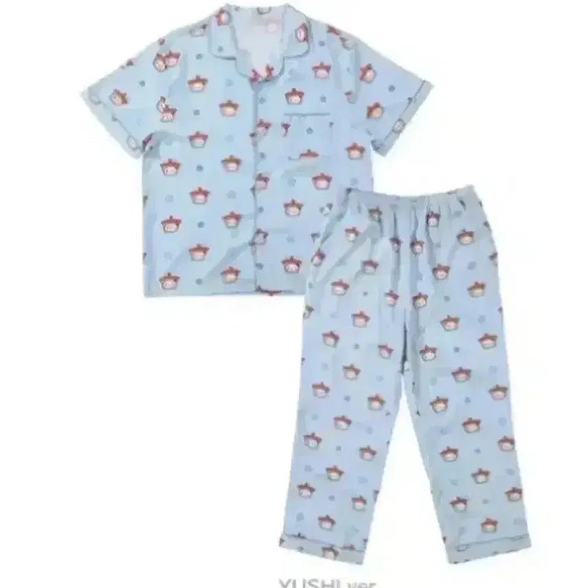 [BUNJANG] Yushi Bubble Cat Pajama Set Photocard / [미개봉] 유우시 버블냥 파자마 잠옷 + 포카