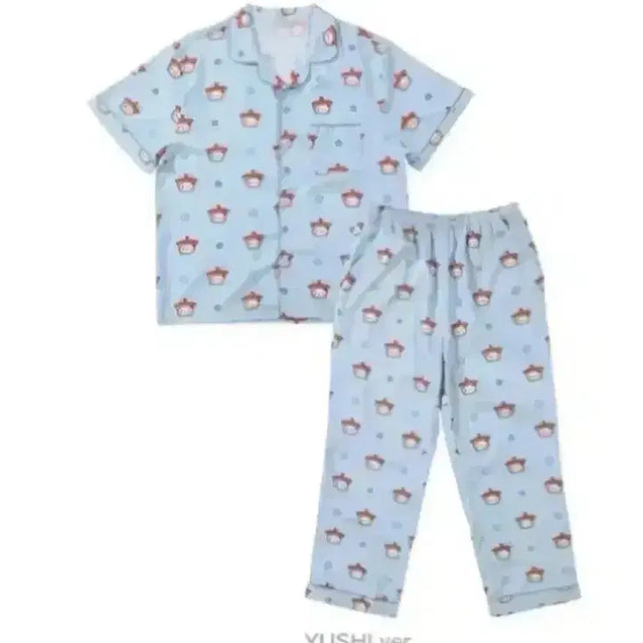[BUNJANG] Yushi Bubble Cat Pajama Set Photocard / [미개봉] 유우시 버블냥 파자마 잠옷 + 포카