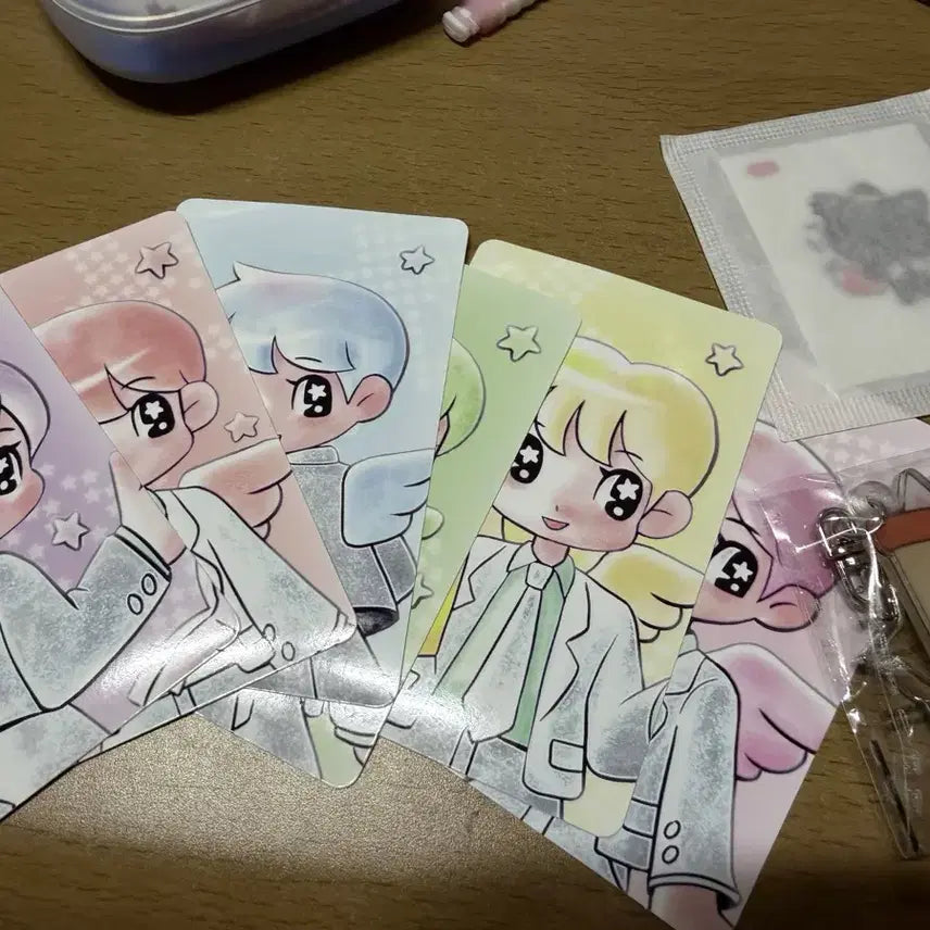 [BUNJANG] NCT WISH Encore Card Sticker, Seven Eleven Ddibu Seal, Keyring Bundle Set / 엔시티 위시 앙콘 카드스티커 세븐일레븐 띠부씰 키링 일괄