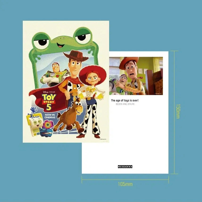 [BUNJANG] Toy Story 5 MegaBox Exclusive Postcard Set / 토이스토리5 데코팩 엽서 세트