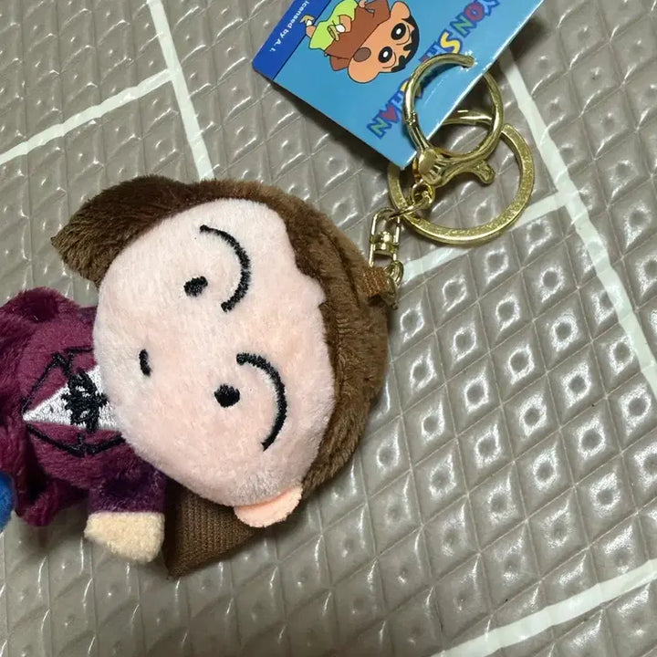 [BUNJANG] Crayon Shin-chan Nodding Doll Keychain (Shin-chan &amp; Suji) / 짱구는 못말려 짱구, 유리 콩눈 인형 택O