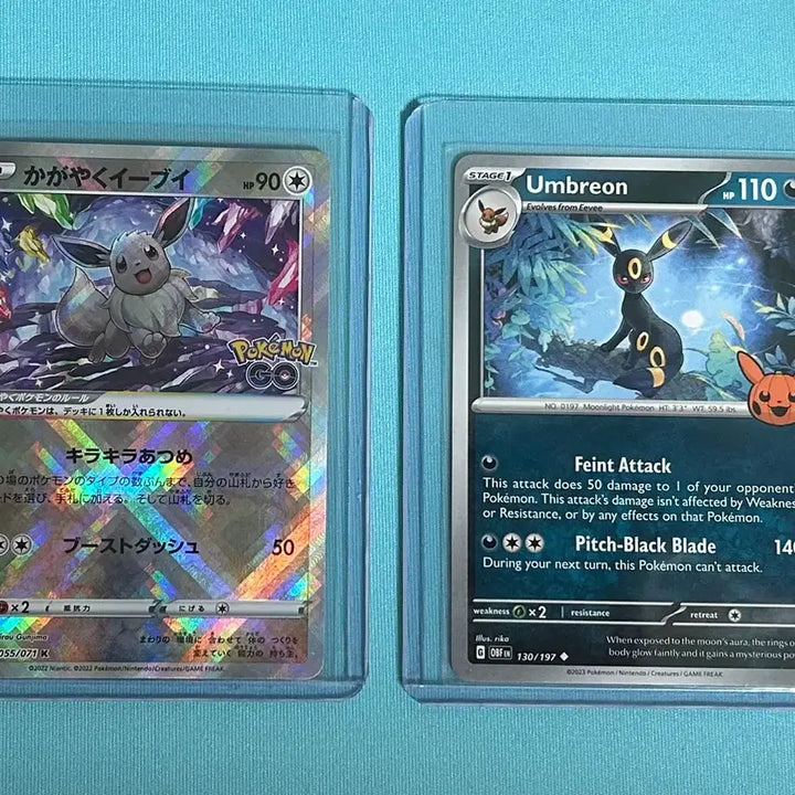 [BUNJANG] Pokemon Card Korean Exclusive Eevee &amp; Halloween Umbreon / 포켓몬카드 일판 찬란한 이브이, 할로윈 블래키