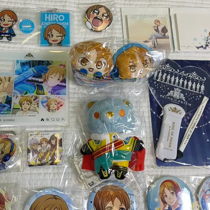 [BUNJANG] King of Prism Shin Do-ha &amp; Hiro Goods Bundle Set / (일괄 50개+) 킹오브프리즘 킹프리 신도하 히로 굿즈 세트