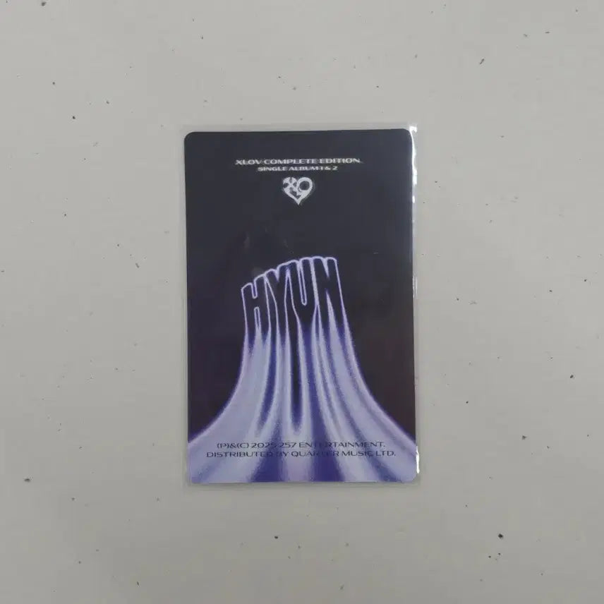 [BUNJANG] XLOV I Will LP Hyuni Photocard / 엑스러브 I Will LP 포카 현