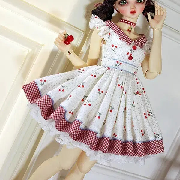 [BUNJANG] Popsicle Retrotyk Cherry SDGR Full Set with Petticoat / 팝시클 레트로틱 체리 SDGR
