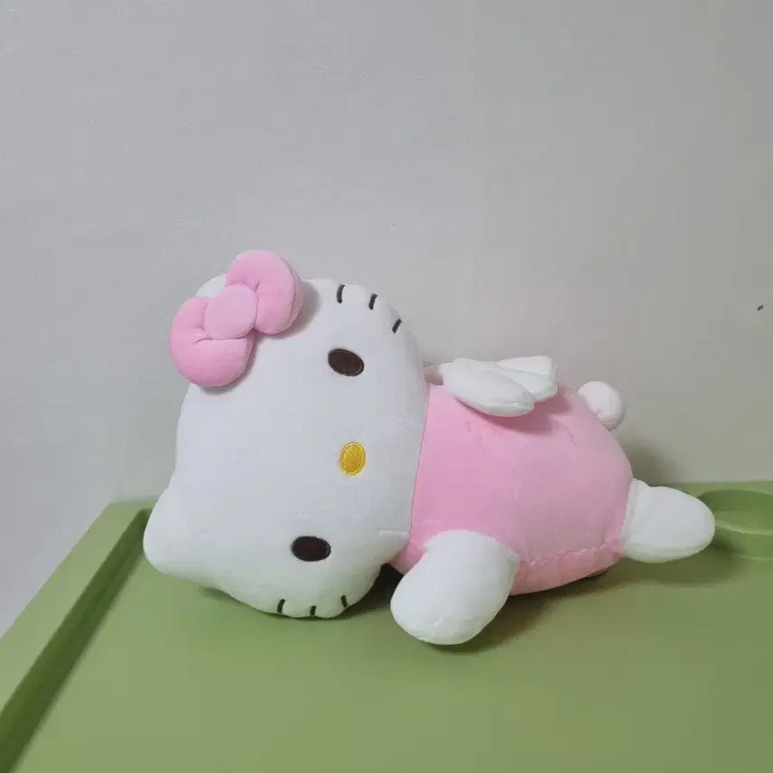 [BUNJANG] Sanrio Hello Kitty Plush Doll Pink Angel Kitty / 산리오 헬로키티 봉제인형 핑크 엔젤 키티 날개 키티